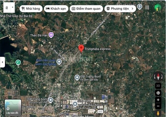 Bán 117,9m2 đất ở xã Trảng Bom, Đồng Nai