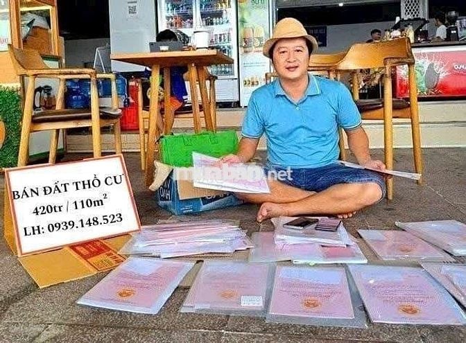 Quá rẻ, 132m2 đất thổ cư đường cầu dừa chỉ 425 tr