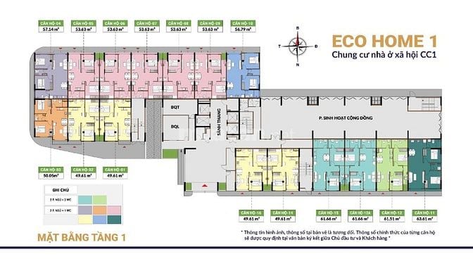 MỞ BÁN DỰ ÁN CHUNG CƯ NOXH ECOHOME 1 PHÚ MỸ