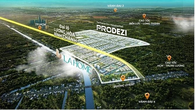 Nhà phố LA Home Long An – Vừa ở vừa kinh doanh – View kênh xanh 