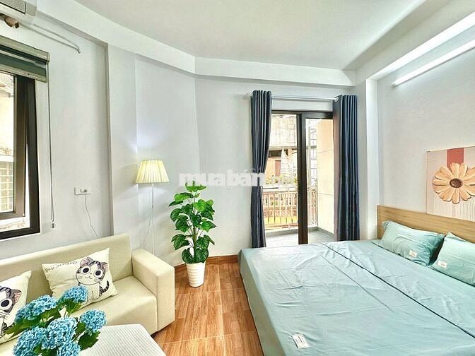 CHO THUÊ CĂN HỘ STUDIO FULL NỘI THẤT BAN CÔNG NGAY TẠI CỔ NHUẾ