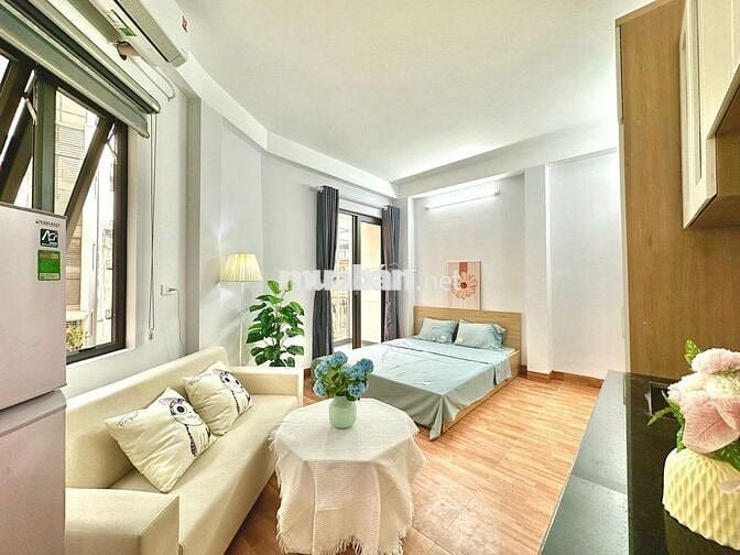 CHO THUÊ CĂN HỘ STUDIO FULL NỘI THẤT BAN CÔNG NGAY TẠI CỔ NHUẾ