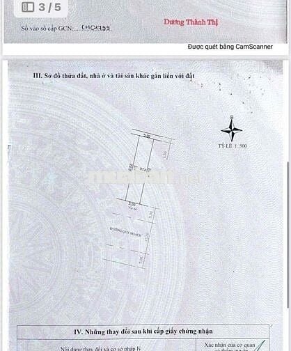 Bán lô đất MT Nguyễn Tường Phổ Hoà Minh Liên Chiểu