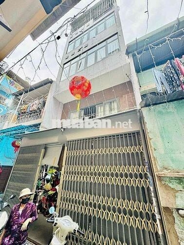 Bán nhà hxh cmt 8 gần cv lê thị riêng 38m2 5 tầng hẻm thông xe hơi