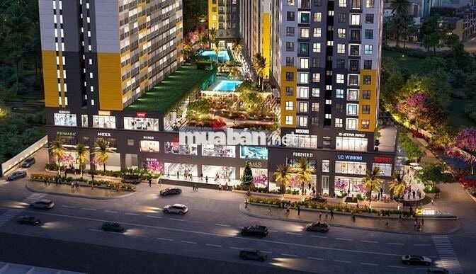 Căn góc 2 phòng ngủ, Bcons Solary, giá gốc: 2,5 tỷ