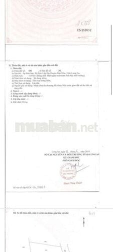 CHỦ NGỘP NGÂN HÀNG CẦN BÁN GẤP LÔ ĐẤT 1100M2 FULL THỔ CƯ, ĐƯC HOÀ, LA