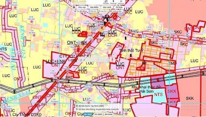Bán đất full thổ cư 85m² ngang 7,1m giá 580tr; KDC Trần Anh - Mỹ Hạnh