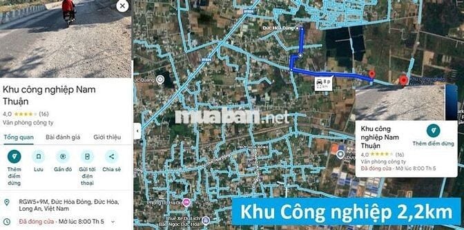 Bán đất full thổ cư 85m² ngang 7,1m giá 580tr; KDC Trần Anh - Mỹ Hạnh