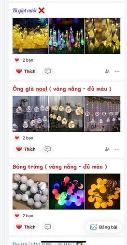 Đèn trang trí - phụ kiện Noel và Tết . Bán lẻ rẻ như bán buôn