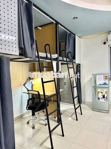 Ký túc xá Cao cấp Bình Thạnh ngay sát VLU CS3 dạng Duplex mini MỚI 💯%