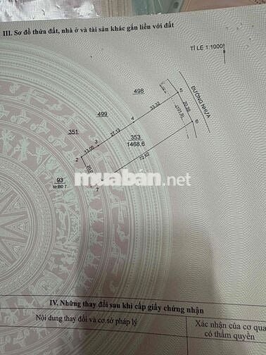 Cần bán đất có thổ cư  mặt tiền đường nhựa An Long, Phú Giáo.
