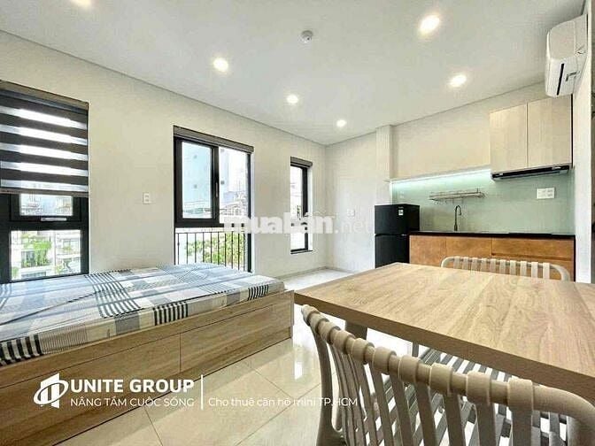 Cho thuê căn hộ mini ban công thoáng full nội thất gần sân bay - CV Ho