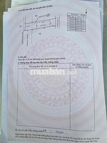 Lô Đất 2 Mặt Tiền Trước Sau Cao Thành Eakao