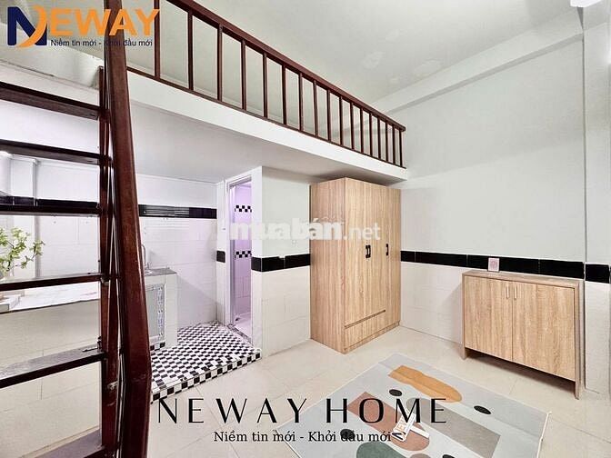 PHÒNG CÓ GÁC MỚI XÂY 100% SẴN NỘI THẤT NGAY TÊN LỬA  AEON BÌNH TÂN