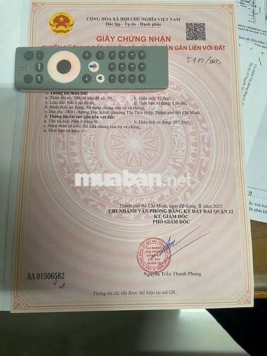 🏠 BÁN NHÀ MỚI XÂY CHÍNH CHỦ – NGAY TRẦN QUANG CƠ, NGUYỄN ẢNH THỦ, Q12