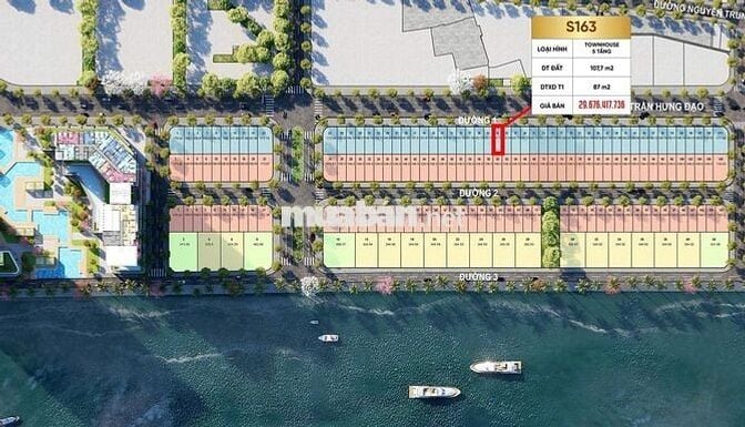 Cần bán Townhouse 5 tầng mặt tiền Trần Hưng Đạo Sun Symphony Đà Nẵng