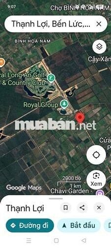 Bán Quỹ đất tại Thạnh Lợi, Bến Lức, Long An cũ