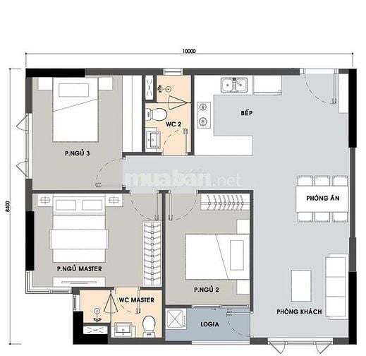 CHỈ 8.5TR THUÊ ĐƯỢC CĂN HỘ 3PN 2WC PICITY QUẬN 12.