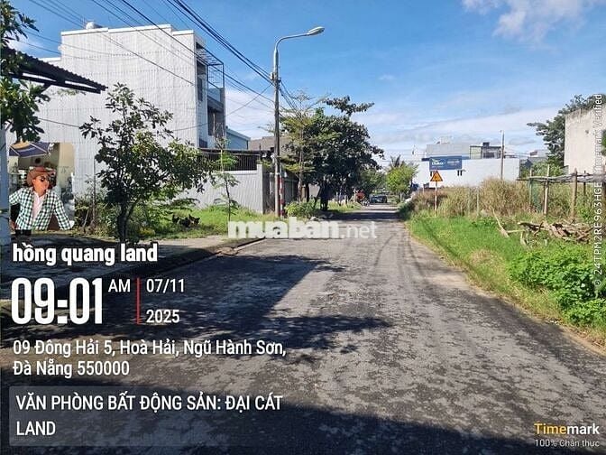 Bán lô đất đường ĐÔNG HẢI 5 biển đông hải