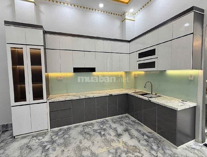 NHÀ MỚI 100% (4X17) 3 LẦU CÓ THANG MÁY MT ĐƯỜNG 10M BÌNH PHÚ Q.6