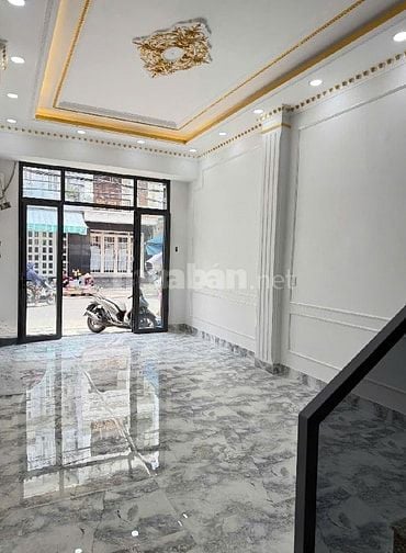 NHÀ MỚI 100% (4X17) 3 LẦU CÓ THANG MÁY MT ĐƯỜNG 10M BÌNH PHÚ Q.6