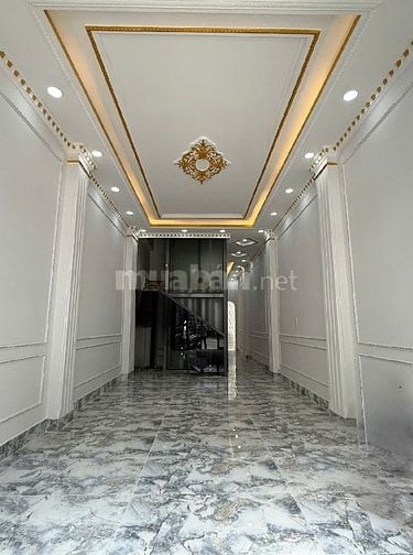 NHÀ MỚI 100% (4X17) 3 LẦU CÓ THANG MÁY MT ĐƯỜNG 10M BÌNH PHÚ Q.6