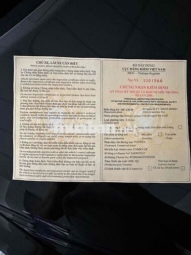 Camry LE 2.4 2006 Nhập Mỹ