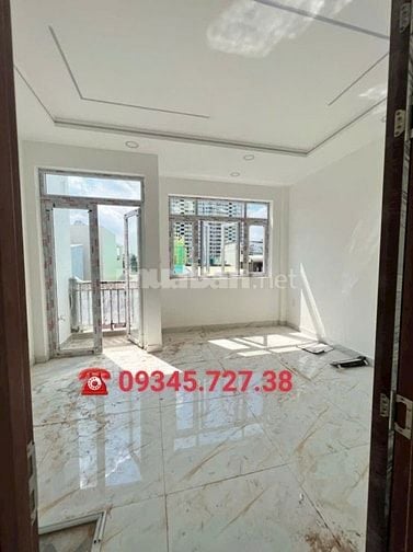 Nhà Mới Xây 3 lầu, hẽm 6m A.D.Vương, Bình Tân gần V.V.Kiệt