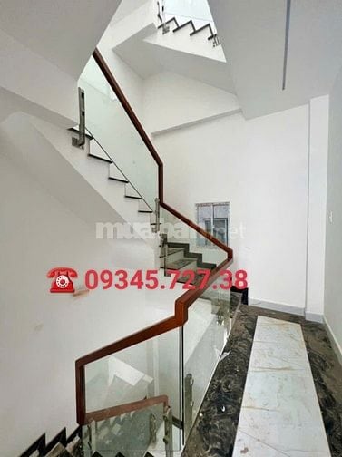 Nhà Mới Xây 3 lầu, hẽm 6m A.D.Vương, Bình Tân gần V.V.Kiệt