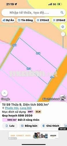 Sát Tỉnh lộ 44B- Phước Hội - Đất Đỏ- BRVT ( nay Xã Phước Hải-HCM)