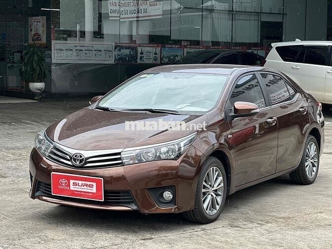 Toyota Altis 1.8G màu nâu 2016 bảo dưỡng hãng zin