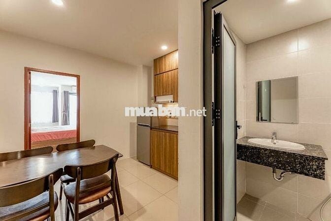 Chung cư 1PN(40m2) ban công  full nội thất, thang máy _ Thành Thái Q10