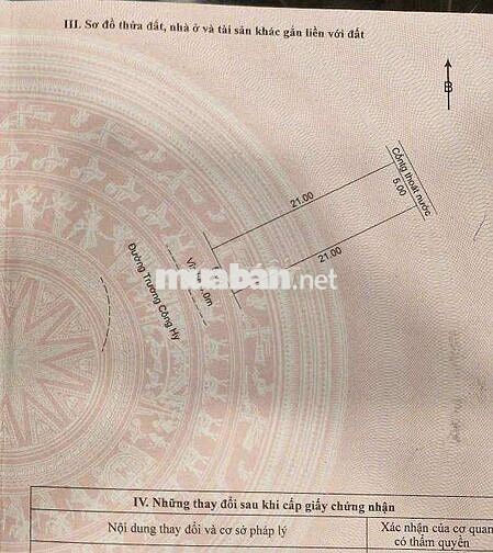 Bán gấp lô đất mặt tiền Trương Công Hy, Ngũ Hành Sơn