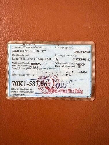 Honda Vision 2020 khoá Smartkey xe zin 100%