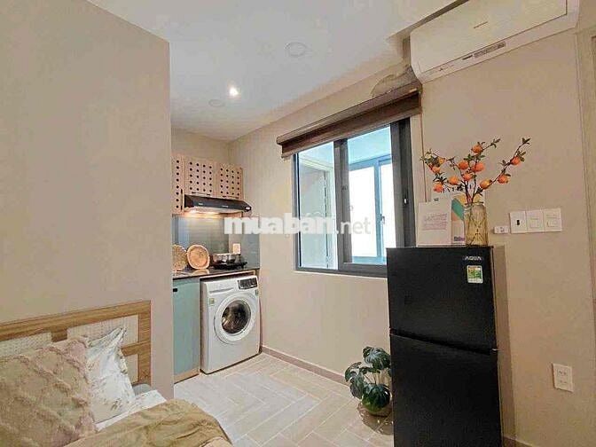 🌿 Studio 38m² trung tâm Bình Thạnh – gần Chợ Bà Chiểu, có bếp riêng –