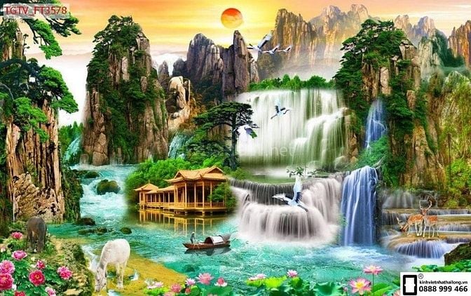 Tranh 3d - tranh gạch 3d - gạch tranh 3d - CXC5