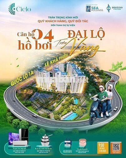 Bán căn hộ chung cư tại Destino Centro, giá 1tỷ322, dt 35m2, view đẹp
