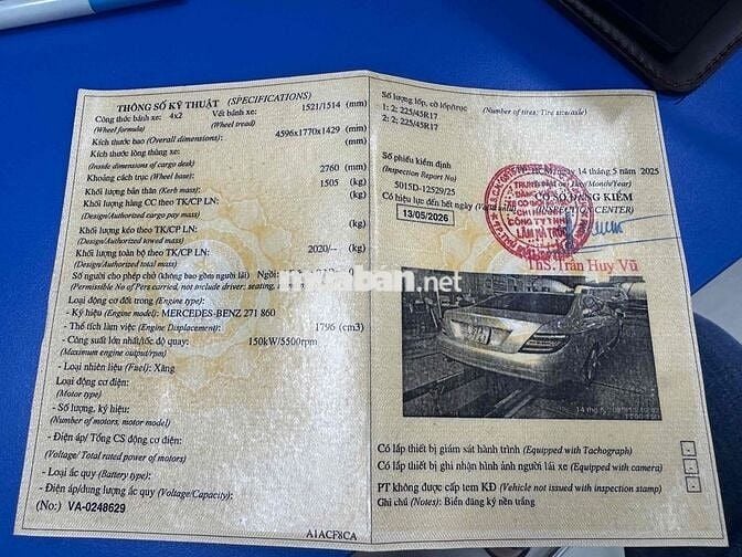 2011 Mercedes C Class C250 chính chủ BSTP