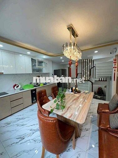 NHÀ SIÊU RỘNG FULL NT MỚI TINH KHU ĐỒNG BỘ 4PN LÊ ĐỨC THỌ P13 GV