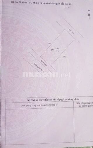 Nền thổ cư 270m2 (10x27) MT đường tỉnh 837B xã Vĩnh Thạnh Giá 510tr