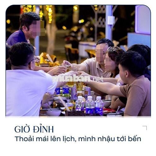 SANG NHƯỢNG QUÁN NHẬU GÓC 2 MẶT TIỀN - KV ĐƯỜNG THĂNG LONG - CẨM LỆ