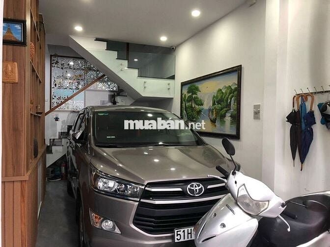 Bán nhà ngang 6.5m, sát MT Lê Quang Định, Bình Thạnh, CN 80m2, có gara