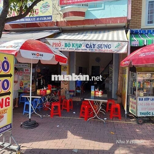 Cho thuê Mặt bằng Nguyễn Văn Quá, Q.12, bán cafe, bánh mì, đồ ăn sáng