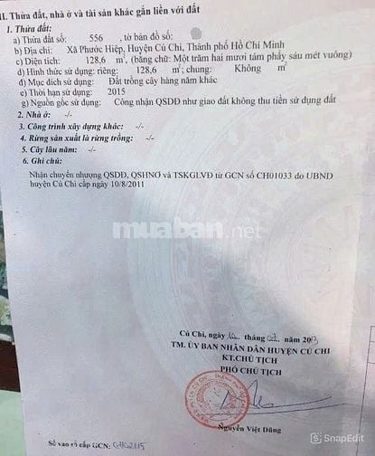 Nhà cấp 4 mặt đường  Cây trôm Mỹ Khánh , Phước Hiệp (128m2) - 790TRIỆU