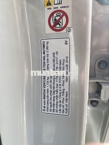 Toyota Innova 2018 2.0 Venturer - 169000 km