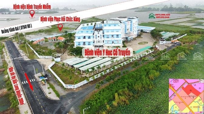 CẶP NỀN MẶT TIỀN ĐƯỜNG CHÍNH KHU ĐÔ THỊ BẮC LONG XUYÊN