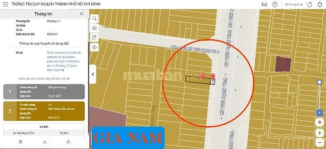 BÁN NHÀ MẶT TIỀN : 187 XÔ VIẾT NGHỆ TĨNH - P. 17 - Q. BÌNH THẠNH - HCM