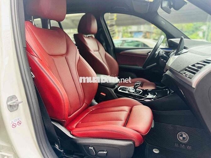 Bán BMW x3 msport màu trắng nội thất đỏ sx 2024