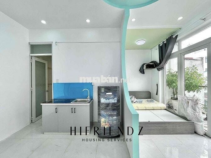 STUDIO 1PN TÁCH BẾP FULL NỘI THẤT MỚI TINH NGAY VÒNG XOAY PHÚ LÂM