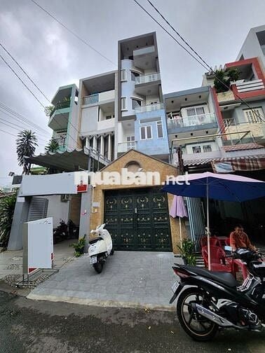 Nhà mới siêu sang Phan Đăng Lưu 4x21 Trệt, lửng 4 lầu trống suốt